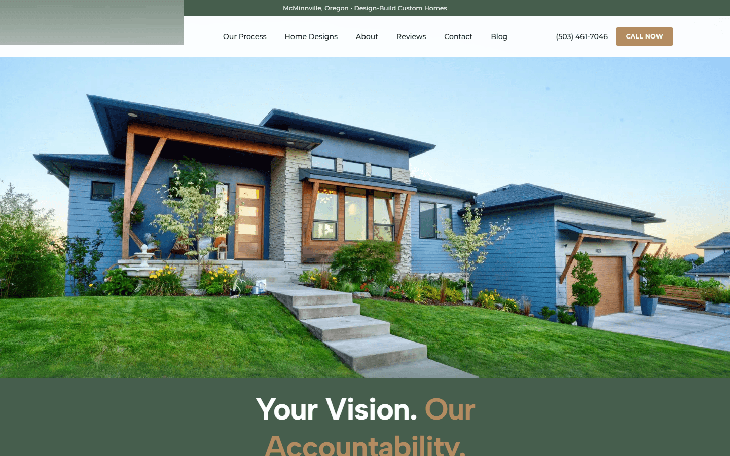 Residential construction website