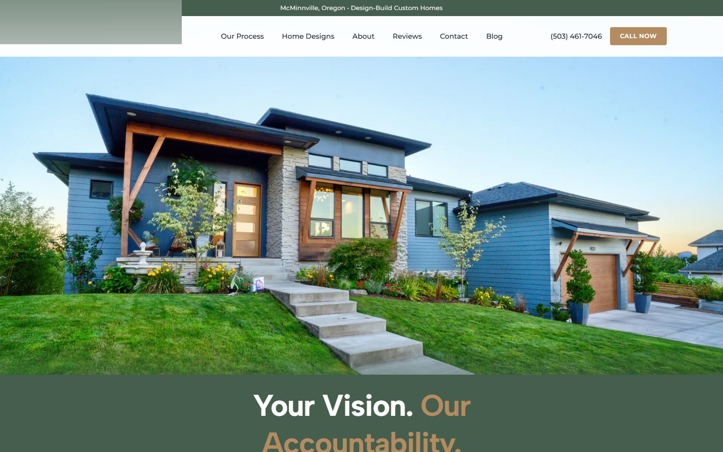 Residential construction website